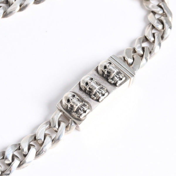 極美品 CHROME HEARTS クロムハーツ MINI ID FOTI フォティ デルフィーノ ミニID ブレスレット 重量約29.62g 31リンク シルバー925 中古 4a008209