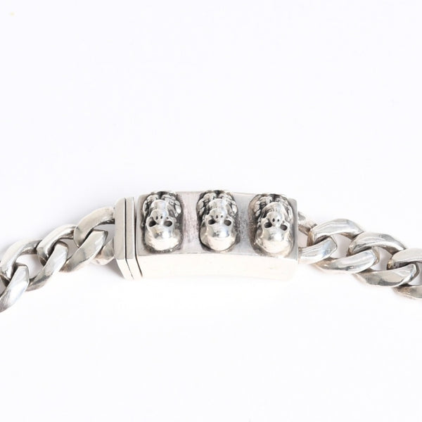極美品 CHROME HEARTS クロムハーツ MINI ID FOTI フォティ デルフィーノ ミニID ブレスレット 重量約29.62g 31リンク シルバー925 中古 4a008209