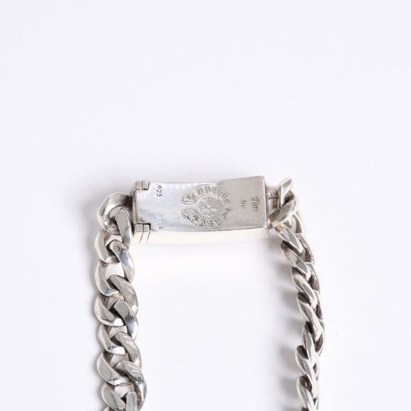 極美品 CHROME HEARTS クロムハーツ MINI ID FOTI フォティ デルフィーノ ミニID ブレスレット 重量約29.62g 31リンク シルバー925 中古 4a008209