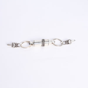 極美品 CHROME HEARTS クロムハーツ KEYRING VALET バレット キーリング キーチャーム 重量約85.08g ダガー シルバー925 中古 4a008233