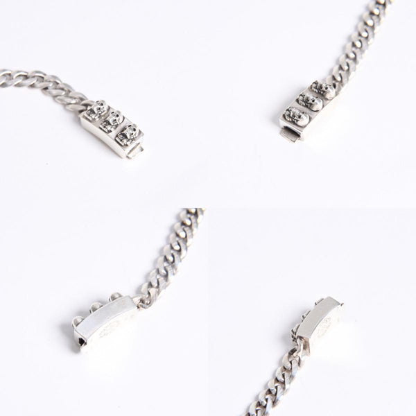 極美品 CHROME HEARTS クロムハーツ MINI ID FOTI フォティ デルフィーノ ミニID ブレスレット 重量約29.62g 31リンク シルバー925 中古 4a008209