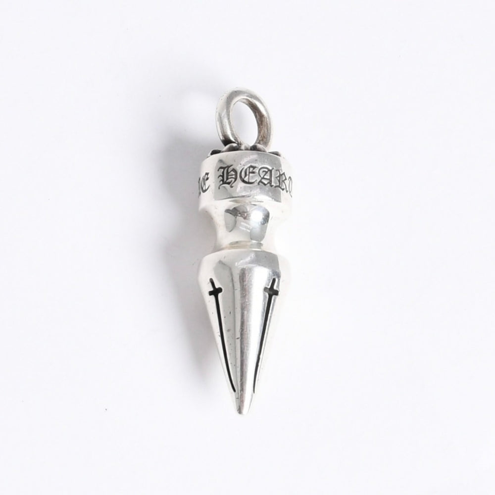 CHROME HEARTS クロムハーツ XL SPIKE PENDANT CHスパイクペンダント シルバー ネックレストップ 重量約35.02g 美品 中古 4a008210