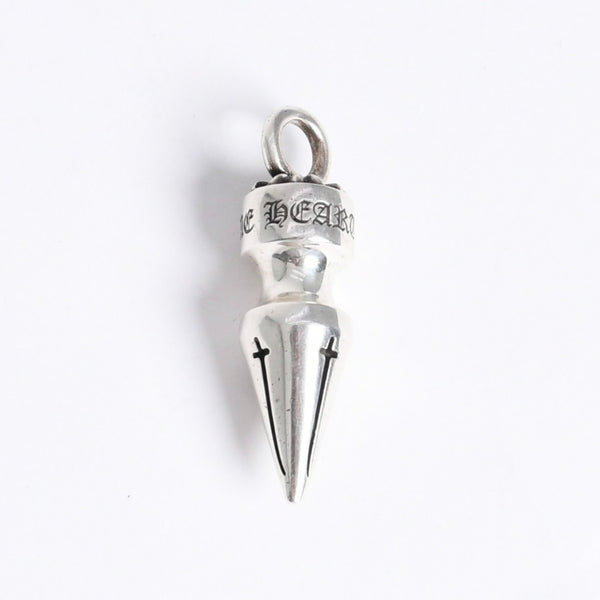 CHROME HEARTS クロムハーツ XL SPIKE PENDANT CHスパイクペンダント シルバー ネックレストップ 重量約35.02g 美品 中古 4a008210