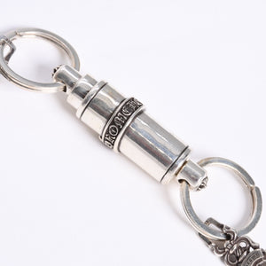 極美品 CHROME HEARTS クロムハーツ KEYRING VALET バレット キーリング キーチャーム 重量約85.08g ダガー シルバー925 中古 4a008233
