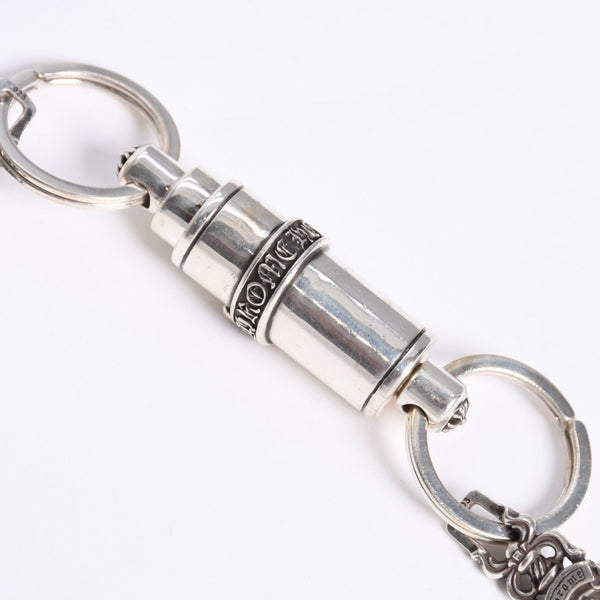 極美品 CHROME HEARTS クロムハーツ KEYRING VALET バレット キーリング キーチャーム 重量約85.08g ダガー シルバー925 中古 4a008233