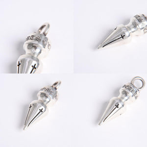 CHROME HEARTS クロムハーツ XL SPIKE PENDANT CHスパイクペンダント シルバー ネックレストップ 重量約35.02g 美品 中古 4a008210
