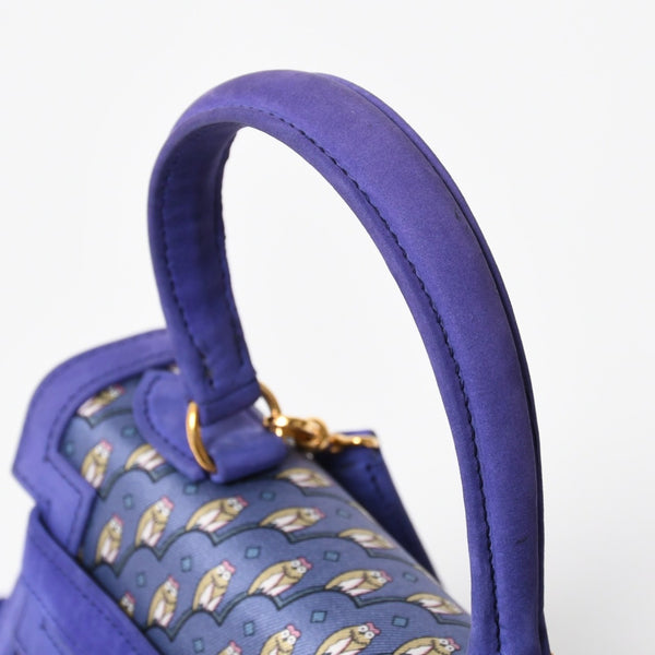 新品同様 超激レア エルメス HERMES ミニケリー 20 フクロウ Owl ドブリス パープル ⚪︎T ゴールド金具 外縫い 2WAY ショルダーバッグ 中古 4a008237