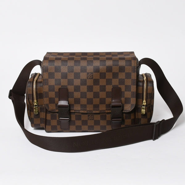 極美品 LOUIS VUITTON ルイヴィトン ダミエ リポーター メルヴィール ショルダーバッグ ブラウン 廃番 斜め掛け 鞄 N51126 中古 4a008269