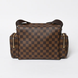 極美品 LOUIS VUITTON ルイヴィトン ダミエ リポーター メルヴィール ショルダーバッグ ブラウン 廃番 斜め掛け 鞄 N51126 中古 4a008269