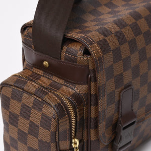 極美品 LOUIS VUITTON ルイヴィトン ダミエ リポーター メルヴィール ショルダーバッグ ブラウン 廃番 斜め掛け 鞄 N51126 中古 4a008269