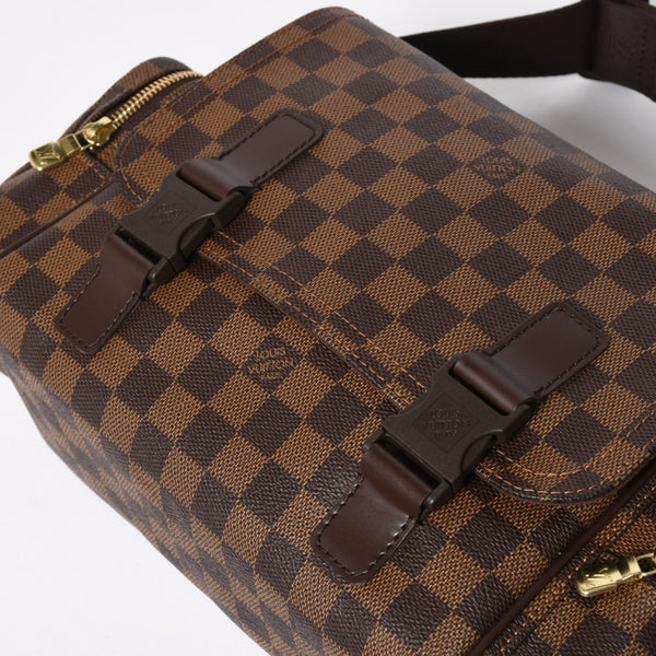 極美品 LOUIS VUITTON ルイヴィトン ダミエ リポーター メルヴィール ショルダーバッグ ブラウン 廃番 斜め掛け 鞄 N51126 中古 4a008269