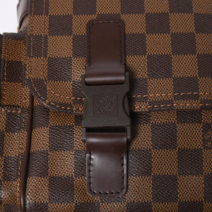 極美品 LOUIS VUITTON ルイヴィトン ダミエ リポーター メルヴィール ショルダーバッグ ブラウン 廃番 斜め掛け 鞄 N51126 中古 4a008269