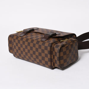 極美品 LOUIS VUITTON ルイヴィトン ダミエ リポーター メルヴィール ショルダーバッグ ブラウン 廃番 斜め掛け 鞄 N51126 中古 4a008269