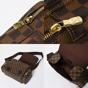 極美品 LOUIS VUITTON ルイヴィトン ダミエ リポーター メルヴィール ショルダーバッグ ブラウン 廃番 斜め掛け 鞄 N51126 中古 4a008269