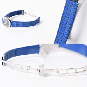 極美品 PATEK PHILIPPE パテック フィリップ アクアノート 腕時計 4960A-001 QZ ステンレススチール ブルー文字盤 日本限定 中古 4a008254