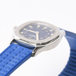 極美品 PATEK PHILIPPE パテック フィリップ アクアノート 腕時計 4960A-001 QZ ステンレススチール ブルー文字盤 日本限定 中古 4a008254