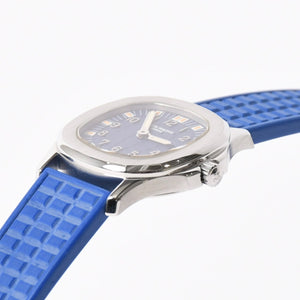 極美品 PATEK PHILIPPE パテック フィリップ アクアノート 腕時計 4960A-001 QZ ステンレススチール ブルー文字盤 日本限定 中古 4a008254