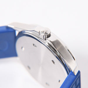 極美品 PATEK PHILIPPE パテック フィリップ アクアノート 腕時計 4960A-001 QZ ステンレススチール ブルー文字盤 日本限定 中古 4a008254