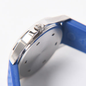 極美品 PATEK PHILIPPE パテック フィリップ アクアノート 腕時計 4960A-001 QZ ステンレススチール ブルー文字盤 日本限定 中古 4a008254