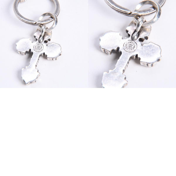 CHROME HEARTS クロムハーツ キーチャーム XSフィリグリークロスウィズスプリット シルバー925 美品 中古 4a008256