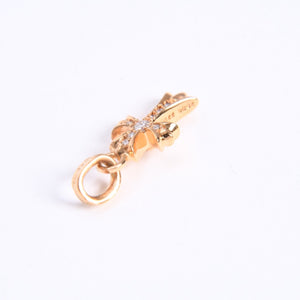極美品 CHROME HEARTS クロムハーツ 22k CHクロス ベビーファット チャーム ペンダントトップ 重量約2.78g ゴールド ダイヤモンド 2004 22k刻印 中古 4a007281