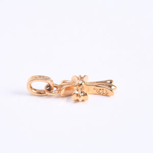 極美品 CHROME HEARTS クロムハーツ 22k CHクロス ベビーファット チャーム ペンダントトップ 重量約2.78g ゴールド ダイヤモンド 2004 22k刻印 中古 4a007281