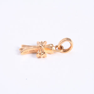 極美品 CHROME HEARTS クロムハーツ 22k CHクロス ベビーファット チャーム ペンダントトップ 重量約2.78g ゴールド ダイヤモンド 2004 22k刻印 中古 4a007281