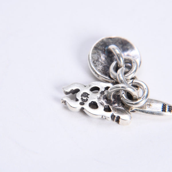 極美品 CHROME HEARTS クロムハーツ DAGGER CUFFLINKS ダガー ホースシュー カフス カフリンクス 重量約12.88g シルバー925 中古 4a008212