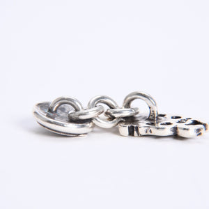 極美品 CHROME HEARTS クロムハーツ DAGGER CUFFLINKS ダガー ホースシュー カフス カフリンクス 重量約12.88g シルバー925 中古 4a008212