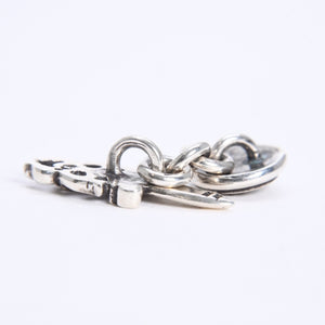 極美品 CHROME HEARTS クロムハーツ DAGGER CUFFLINKS ダガー ホースシュー カフス カフリンクス 重量約12.88g シルバー925 中古 4a008212