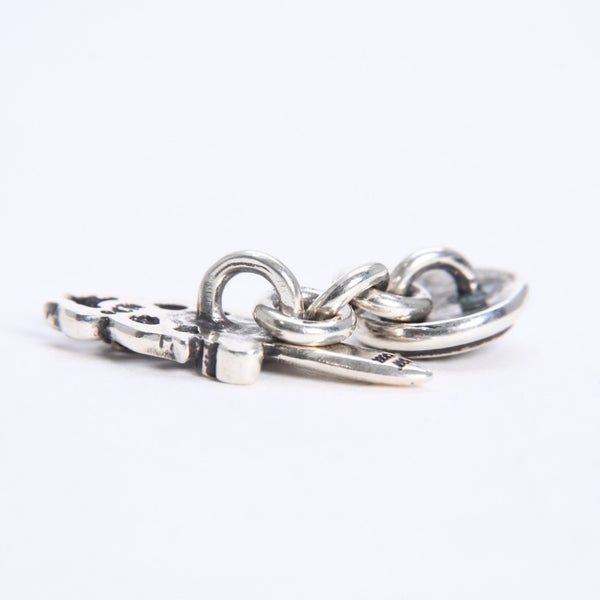 極美品 CHROME HEARTS クロムハーツ DAGGER CUFFLINKS ダガー ホースシュー カフス カフリンクス 重量約12.88g シルバー925 中古 4a008212