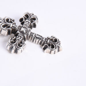 CHROME HEARTS クロムハーツ キーチャーム XSフィリグリークロスウィズスプリット シルバー925 美品 中古 4a008256