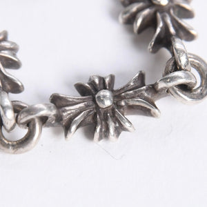 極美品 CHROME HEARTS クロムハーツ TINY E CH PLUS RING タイニーE CHプラス リング 重量約2.46g サイズ9号 アフターダイヤ 中古 4a008134