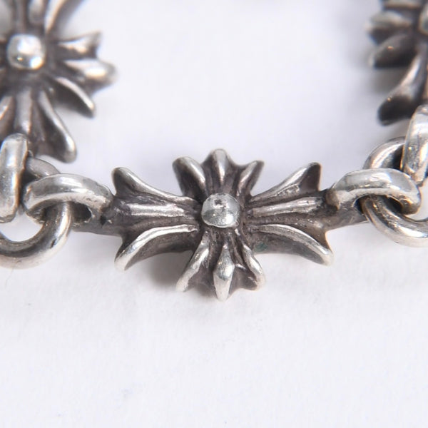 極美品 CHROME HEARTS クロムハーツ TINY E CH PLUS RING タイニーE CHプラス リング 重量約2.46g サイズ9号 アフターダイヤ 中古 4a008134