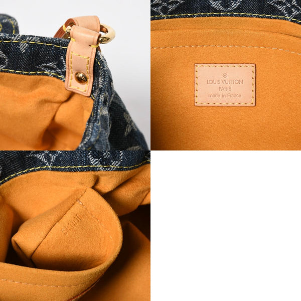 新品同様品 LOUIS VUITTON ルイヴィトン モノグラム デニム ミニ・プリーティ レイエ M95333 ショルダーバッグ 中古 4a008242
