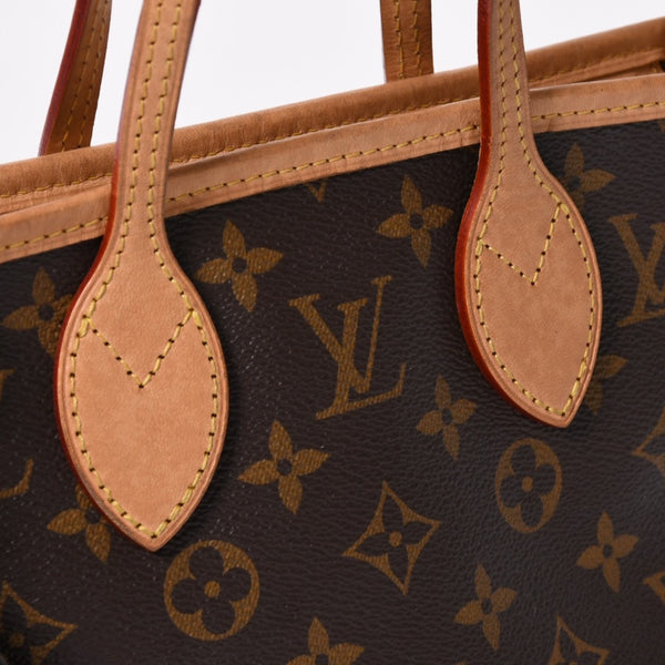 LOUIS VUITTON ルイヴィトン ネヴァーフルBB ハンドバッグ M46705 ショルダーバッグ 2WAY モノグラム ブラウン PVC レザー 美品 中古 4a008272