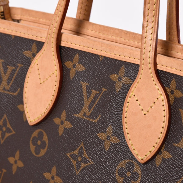 LOUIS VUITTON ルイヴィトン ネヴァーフルBB ハンドバッグ M46705 ショルダーバッグ 2WAY モノグラム ブラウン PVC レザー 美品 中古 4a008272