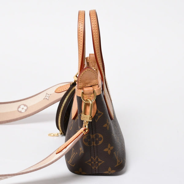 LOUIS VUITTON ルイヴィトン ネヴァーフルBB ハンドバッグ M46705 ショルダーバッグ 2WAY モノグラム ブラウン PVC レザー 美品 中古 4a008272