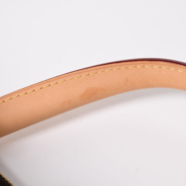 極美品 LOUIS VUITTON ルイヴィトン ハンドバッグ リボリーPM ブラウン ゴールド金具 ヌメ革 PVC M44543 中古 4a008262