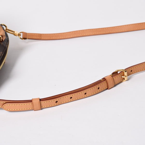 極美品 LOUIS VUITTON ルイヴィトン ハンドバッグ リボリーPM ブラウン ゴールド金具 ヌメ革 PVC M44543 中古 4a008262
