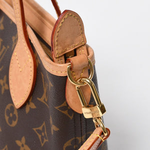 LOUIS VUITTON ルイヴィトン ネヴァーフルBB ハンドバッグ M46705 ショルダーバッグ 2WAY モノグラム ブラウン PVC レザー 美品 中古 4a008272