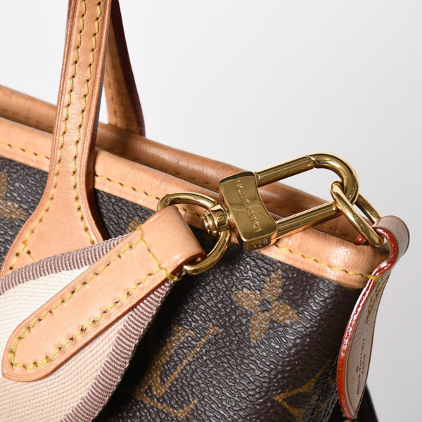 LOUIS VUITTON ルイヴィトン ネヴァーフルBB ハンドバッグ M46705 ショルダーバッグ 2WAY モノグラム ブラウン PVC レザー 美品 中古 4a008272