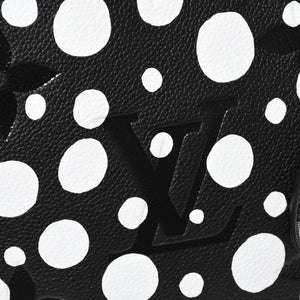 新品同様品 LOUIS VUITTON ルイヴィトン トートバッグ 草間彌生 ネヴァールMM モノグラム アンプラント インフィニティドット M46390 レザー 中古 4a008258