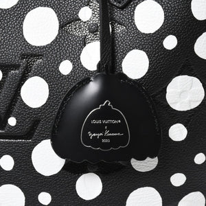 新品同様品 LOUIS VUITTON ルイヴィトン トートバッグ 草間彌生 ネヴァールMM モノグラム アンプラント インフィニティドット M46390 レザー 中古 4a008258