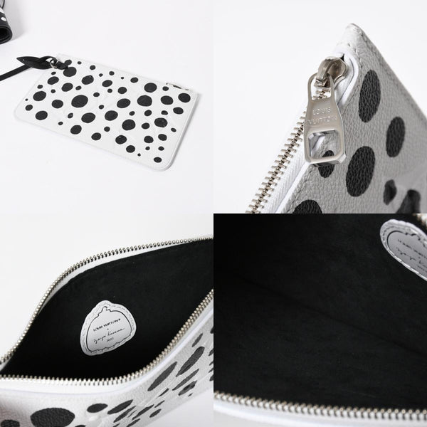 新品同様品 LOUIS VUITTON ルイヴィトン トートバッグ 草間彌生 ネヴァールMM モノグラム アンプラント インフィニティドット M46390 レザー 中古 4a008258