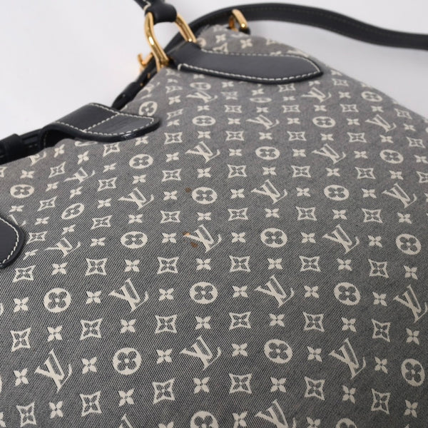 LOUIS VUITTON ルイヴィトン 2WAY ハンドバッグ ショルダーバッグ イディール エレジー アンクル ネイビー ゴールド金具 M56697 美品 中古 4a008276