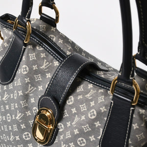 LOUIS VUITTON ルイヴィトン 2WAY ハンドバッグ ショルダーバッグ イディール エレジー アンクル ネイビー ゴールド金具 M56697 美品 中古 4a008276