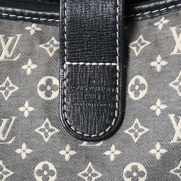 LOUIS VUITTON ルイヴィトン 2WAY ハンドバッグ ショルダーバッグ イディール エレジー アンクル ネイビー ゴールド金具 M56697 美品 中古 4a008276