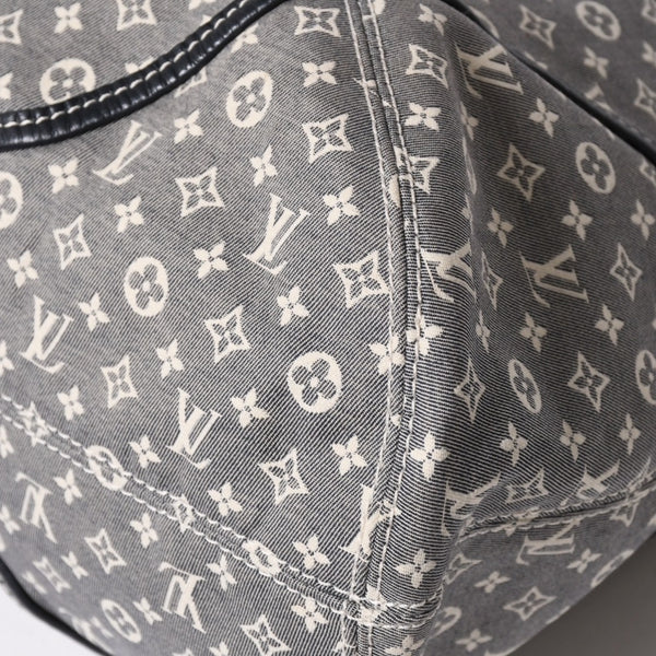 LOUIS VUITTON ルイヴィトン 2WAY ハンドバッグ ショルダーバッグ イディール エレジー アンクル ネイビー ゴールド金具 M56697 美品 中古 4a008276