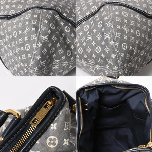 LOUIS VUITTON ルイヴィトン 2WAY ハンドバッグ ショルダーバッグ イディール エレジー アンクル ネイビー ゴールド金具 M56697 美品 中古 4a008276